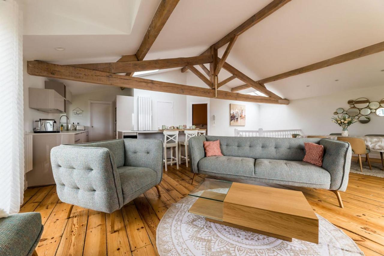 Green Views Keyweek Duplex And Terrace Right Above The Biarritz Golf Esterno foto